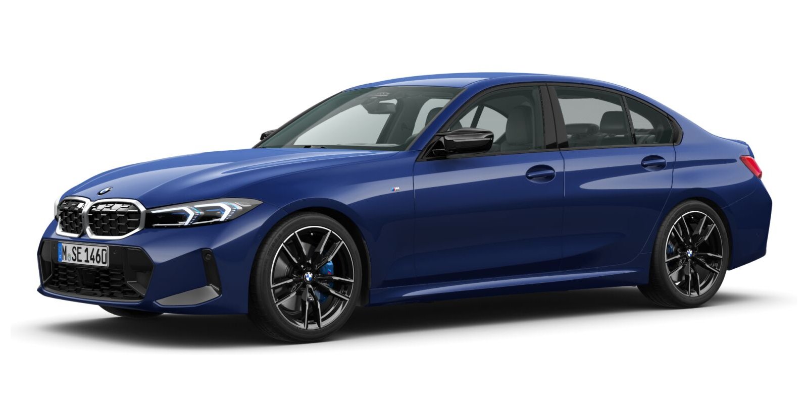 BMW BMW 3er in Blau von vorne BMW BMW 3er in Blau von vorne