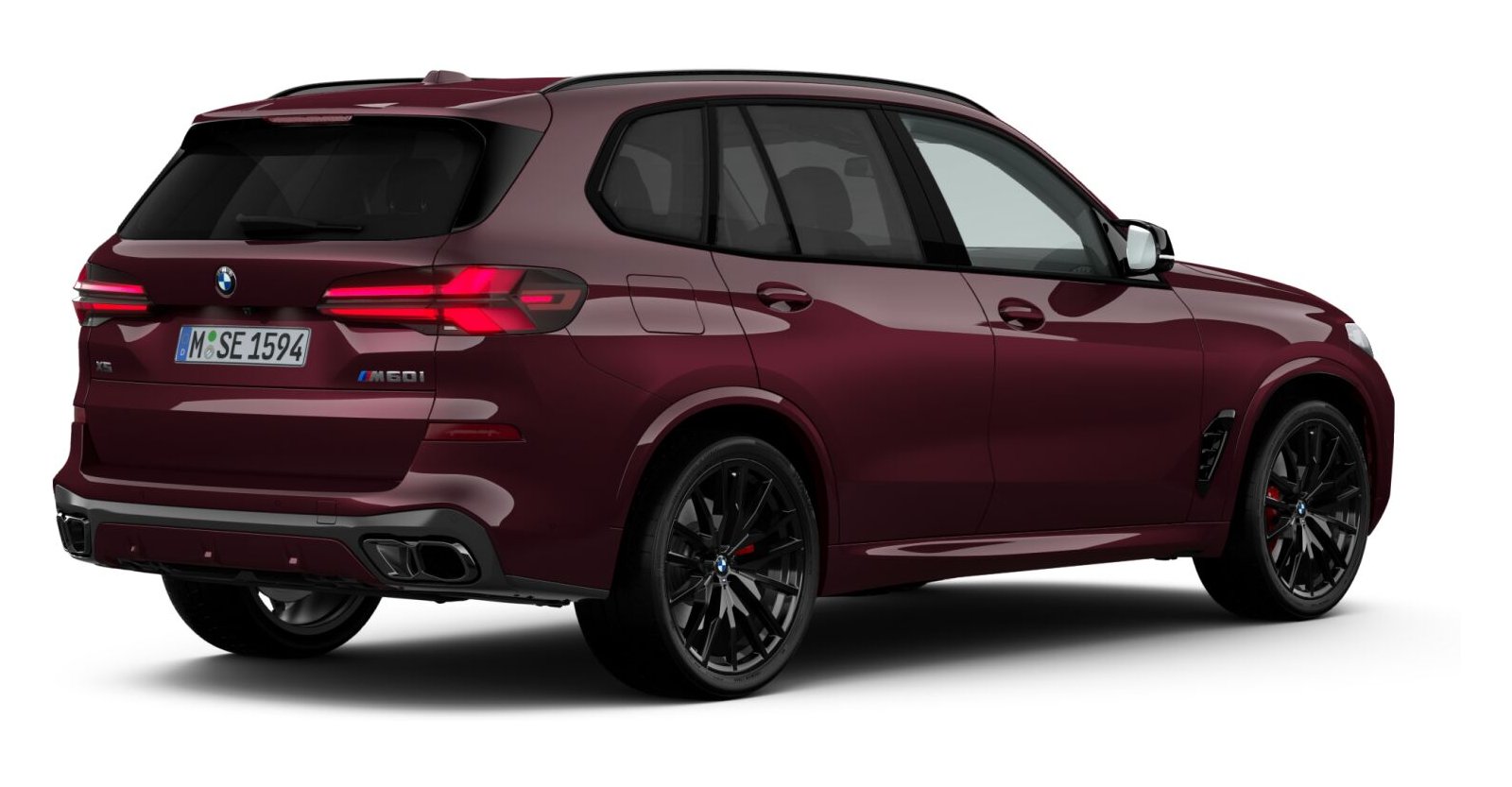 BMW BMW X in Rot von hinten BMW BMW X in Rot von hinten