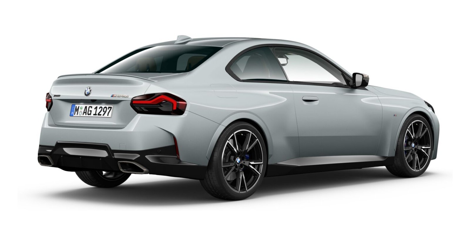 BMW BMW 2er in Grau von hinten BMW BMW 2er in Grau von hinten