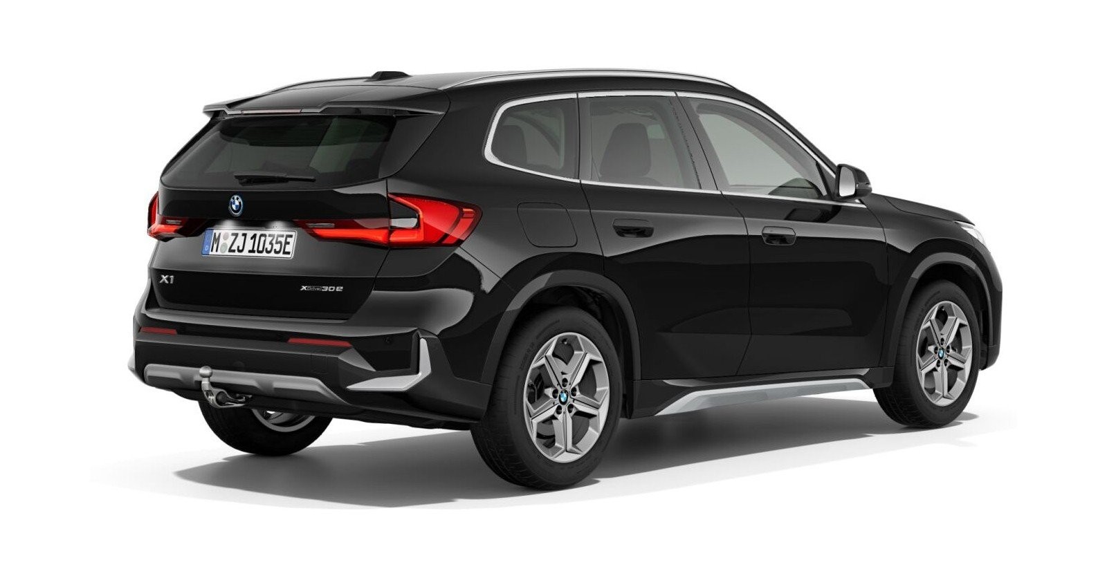 BMW BMW X in Schwarz von hinten BMW BMW X in Schwarz von hinten
