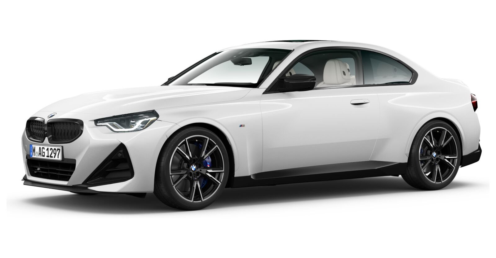 BMW BMW 2er in Weiß von vorne BMW BMW 2er in Weiß von vorne