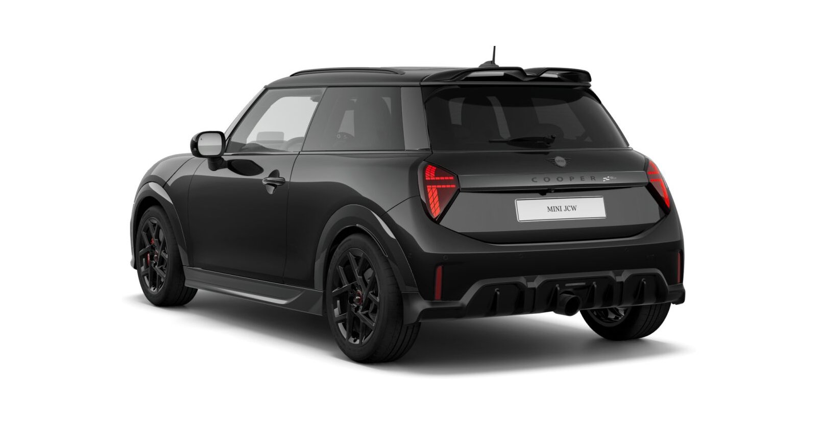 MINI MINI 3-Türer in Schwarz von hinten MINI MINI 3-Türer in Schwarz von hinten