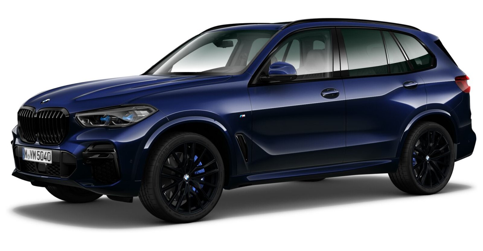 BMW BMW X in Blau von vorne BMW BMW X in Blau von vorne