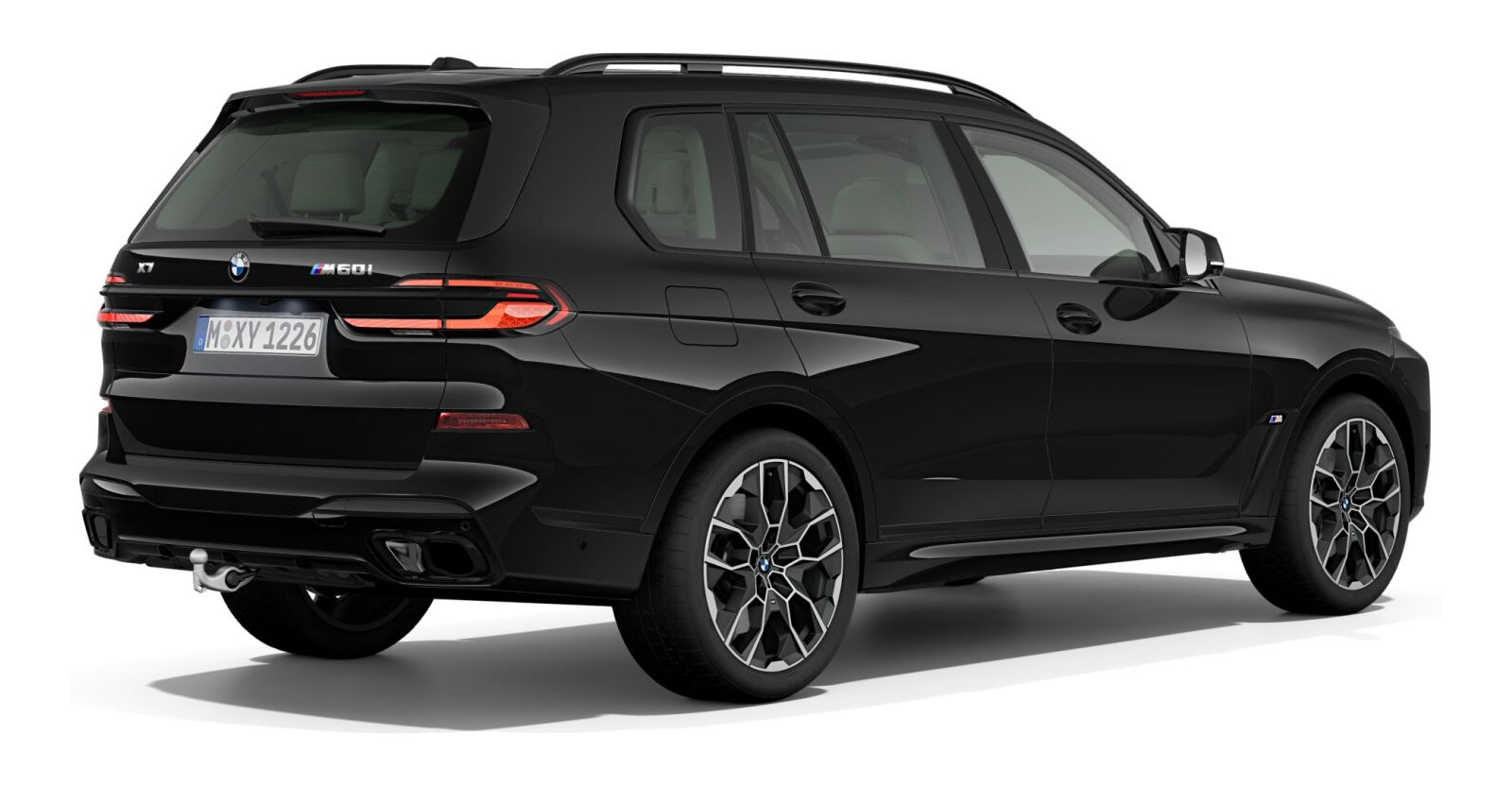 BMW BMW X in Schwarz von hinten BMW BMW X in Schwarz von hinten