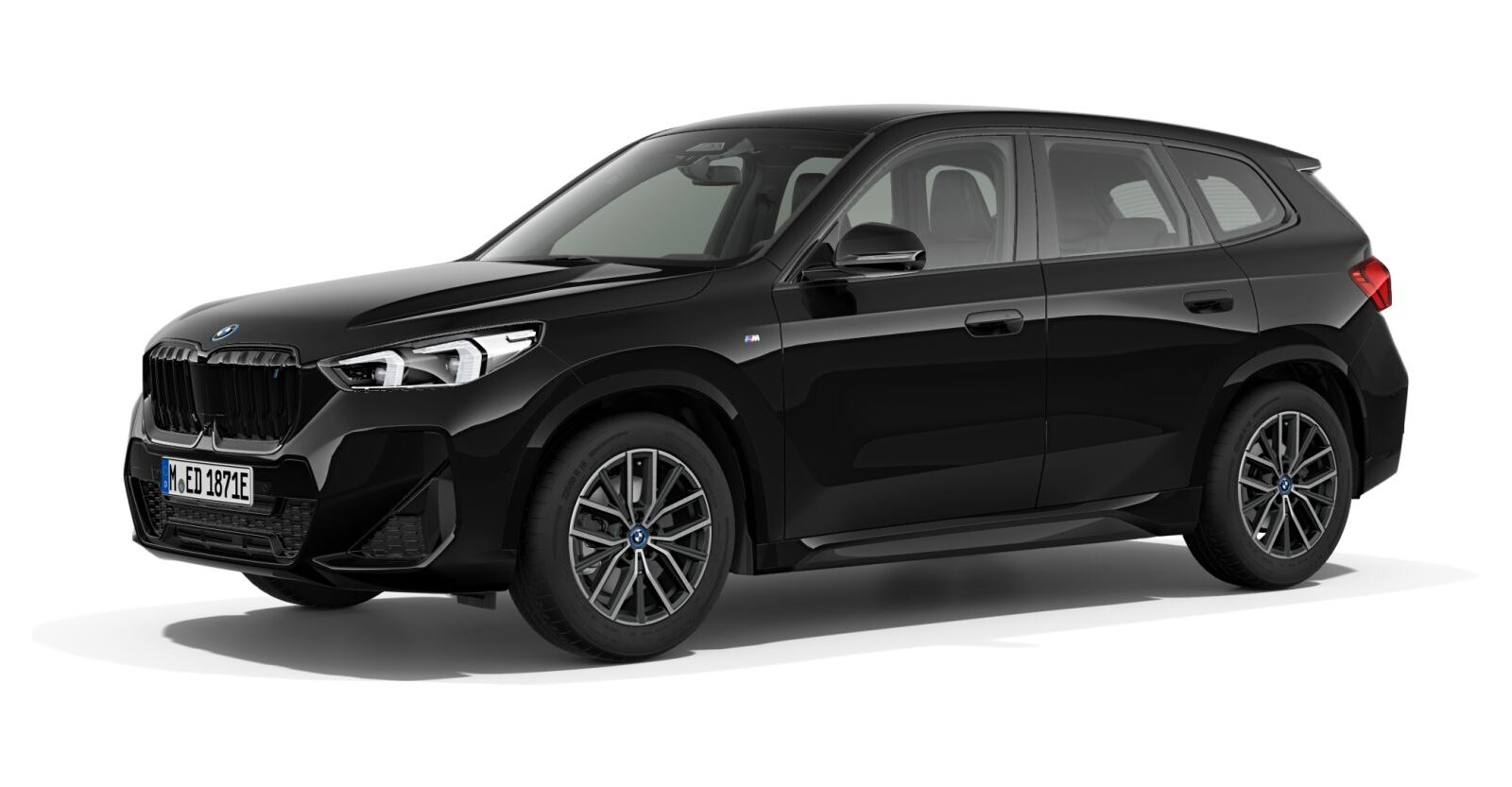 BMW BMW I in Schwarz von vorne BMW BMW I in Schwarz von vorne