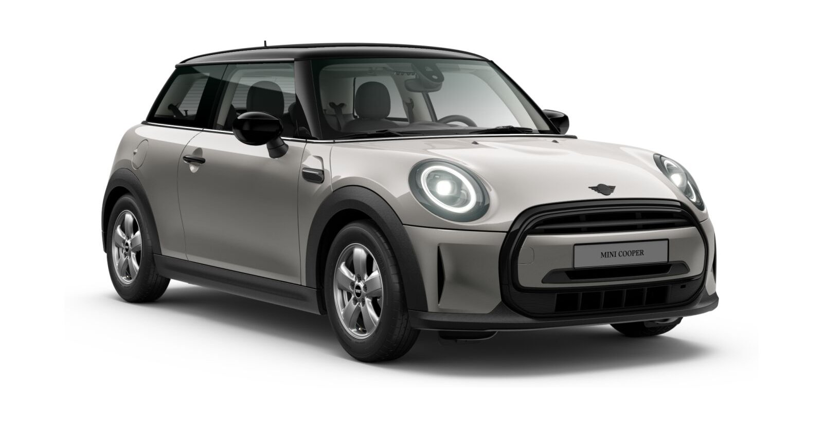 MINI Cooper 3-Türer in Silber von vorne