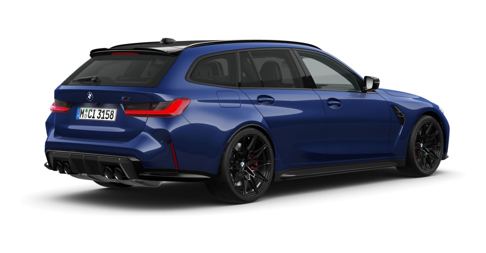 BMW BMW M in Blau von hinten BMW BMW M in Blau von hinten