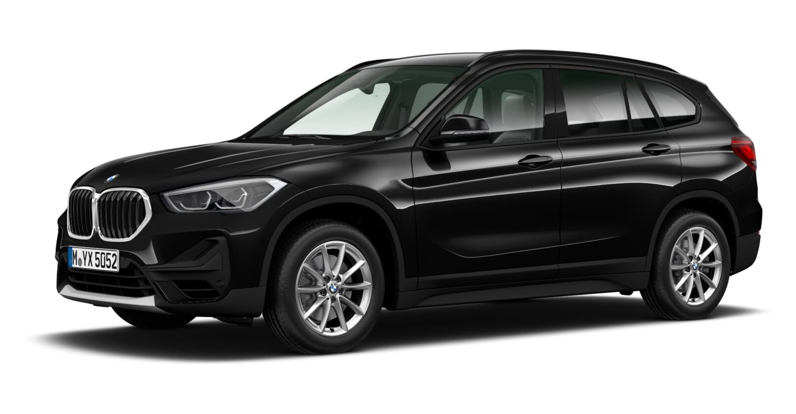 BMW BMW X in Schwarz von vorne