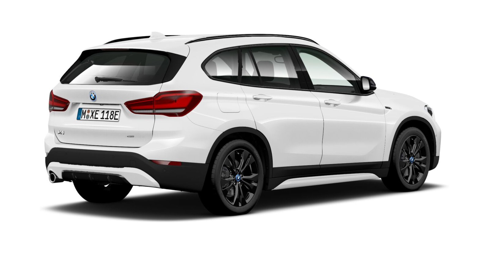 BMW BMW X in Weiß von hinten BMW BMW X in Weiß von hinten