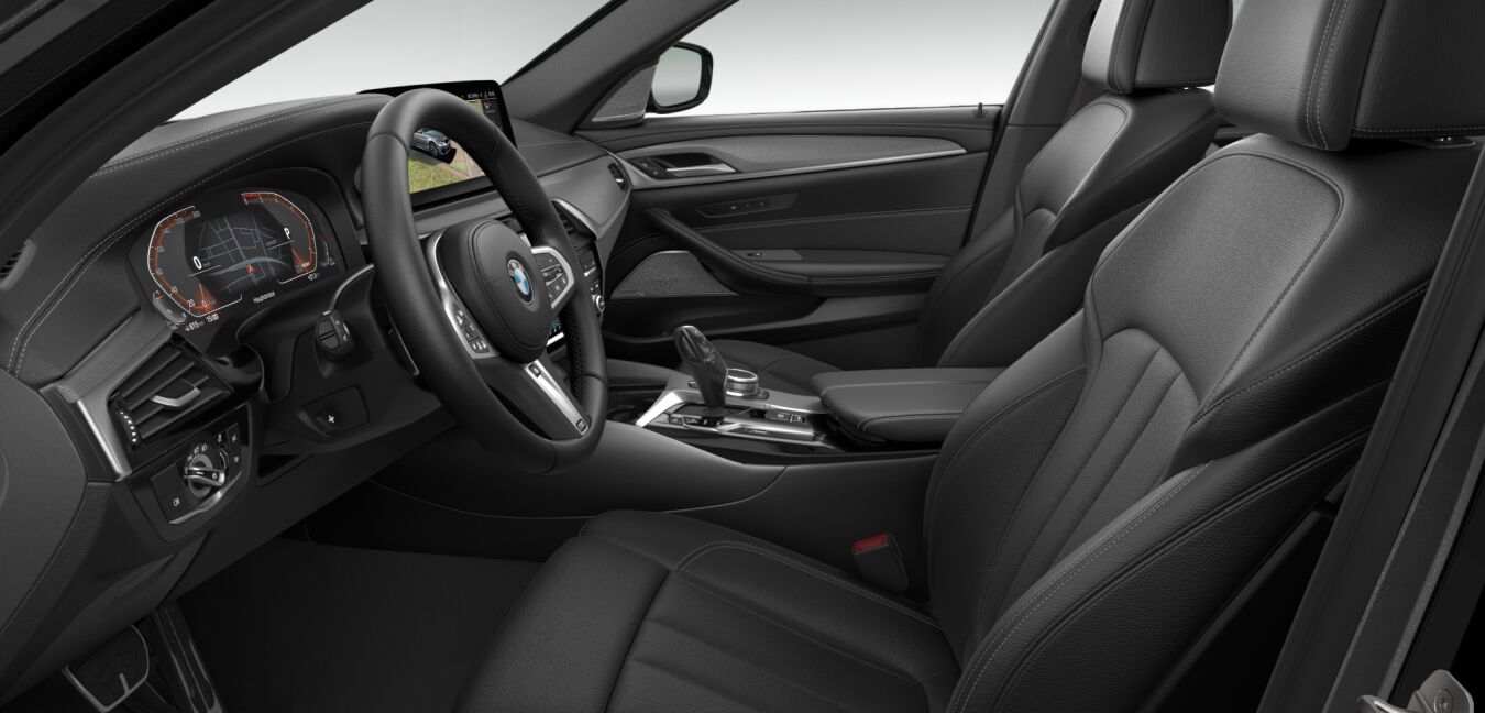 BMW BMW 5er im Innenraum seitlich BMW BMW 5er im Innenraum seitlich