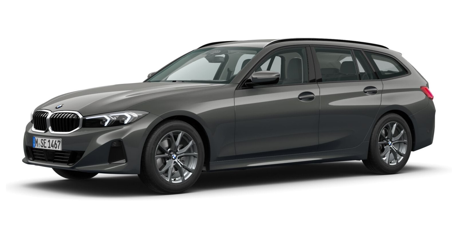 BMW BMW 3er in Grau von vorne BMW BMW 3er in Grau von vorne