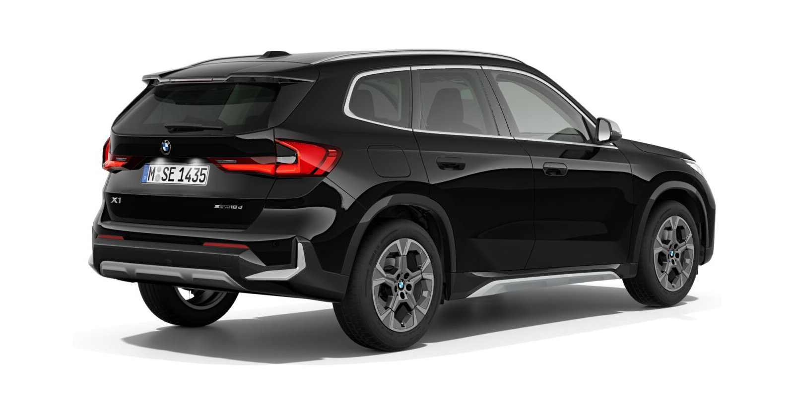BMW BMW X in Schwarz von hinten BMW BMW X in Schwarz von hinten