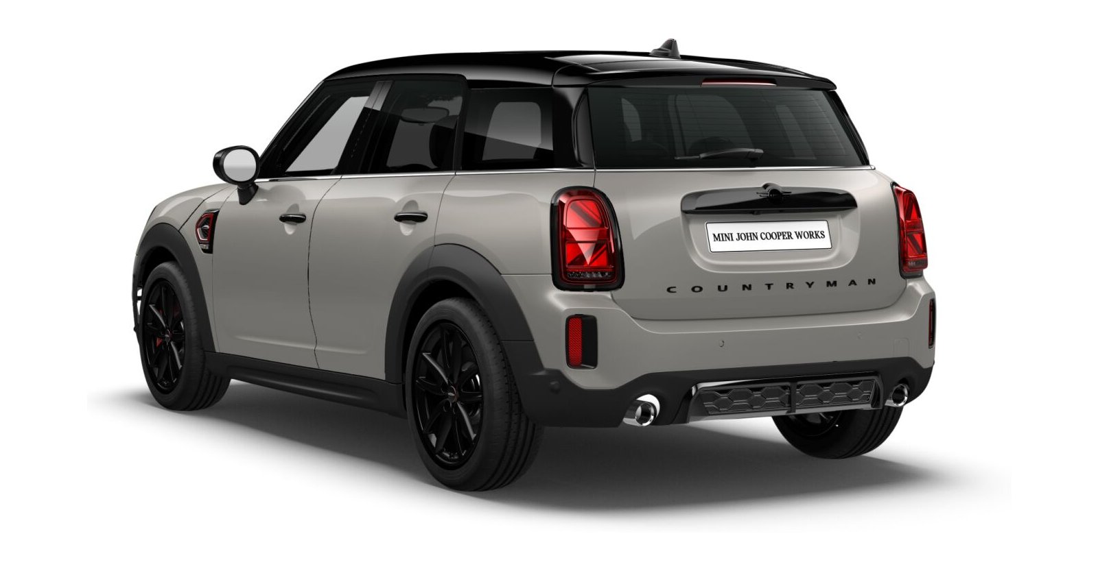 MINI MINI Countryman in Silber von hinten MINI MINI Countryman in Silber von hinten