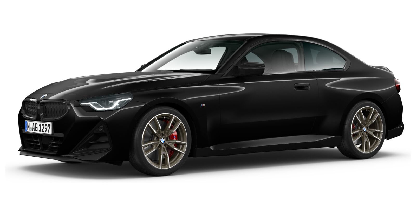 BMW BMW 2er in Schwarz von vorne