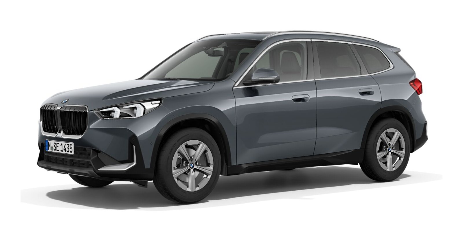 BMW X1 sDrive20i in Grau von vorne BMW X1 sDrive20i in Grau von vorne