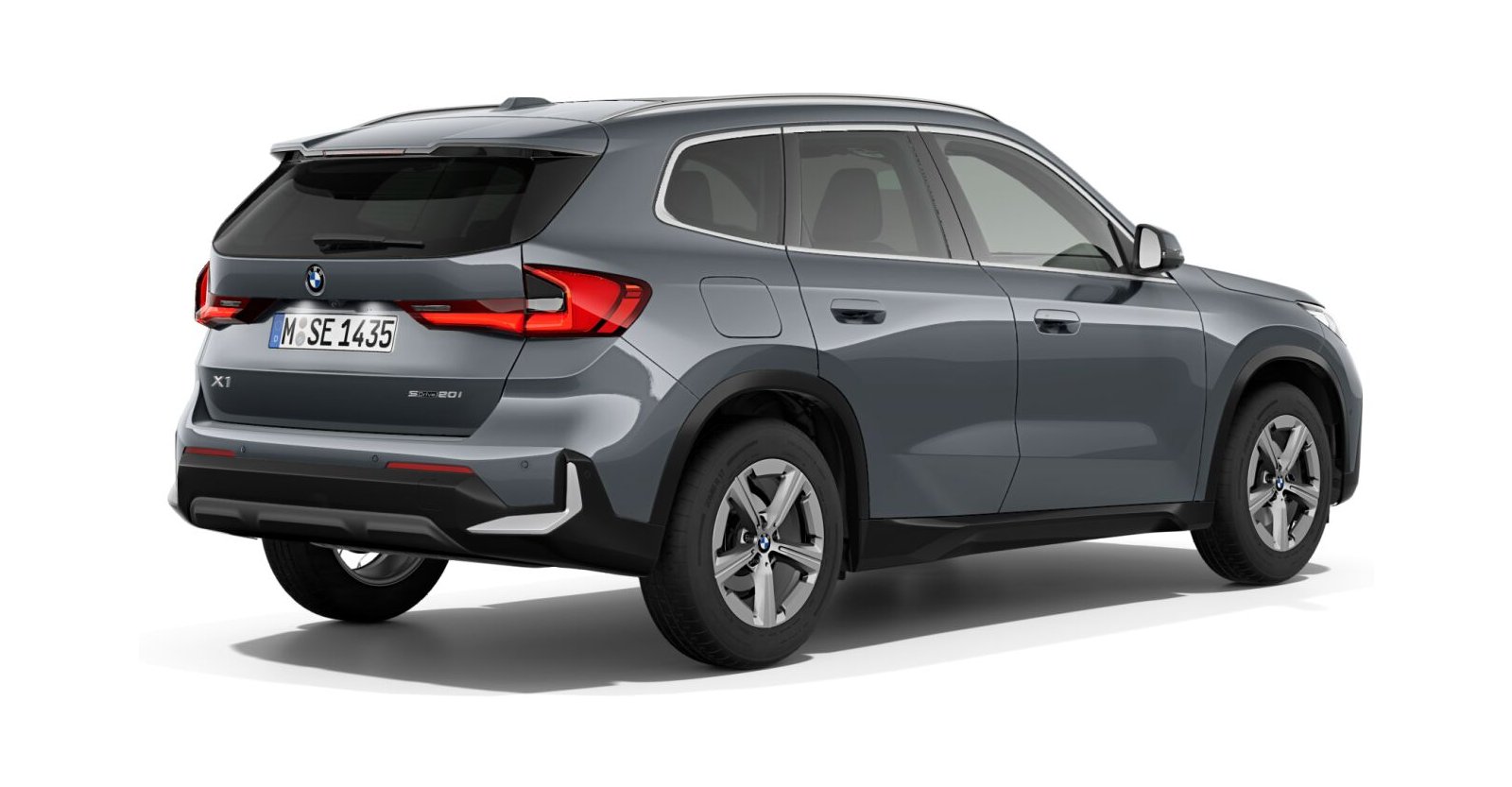 BMW BMW X in Grau von hinten BMW BMW X in Grau von hinten
