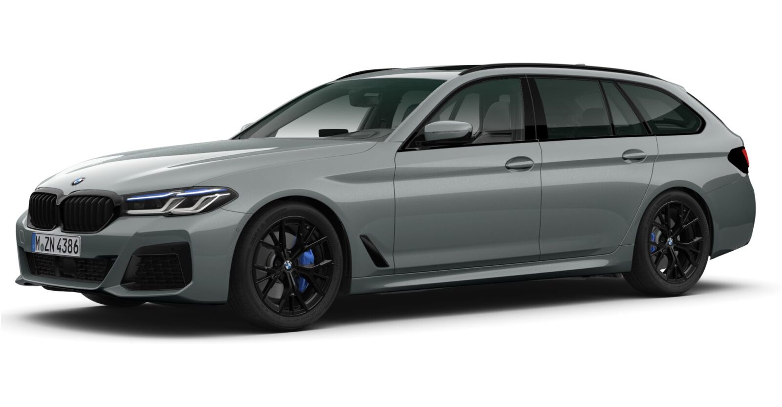 BMW BMW 5er in Grau von vorne BMW BMW 5er in Grau von vorne