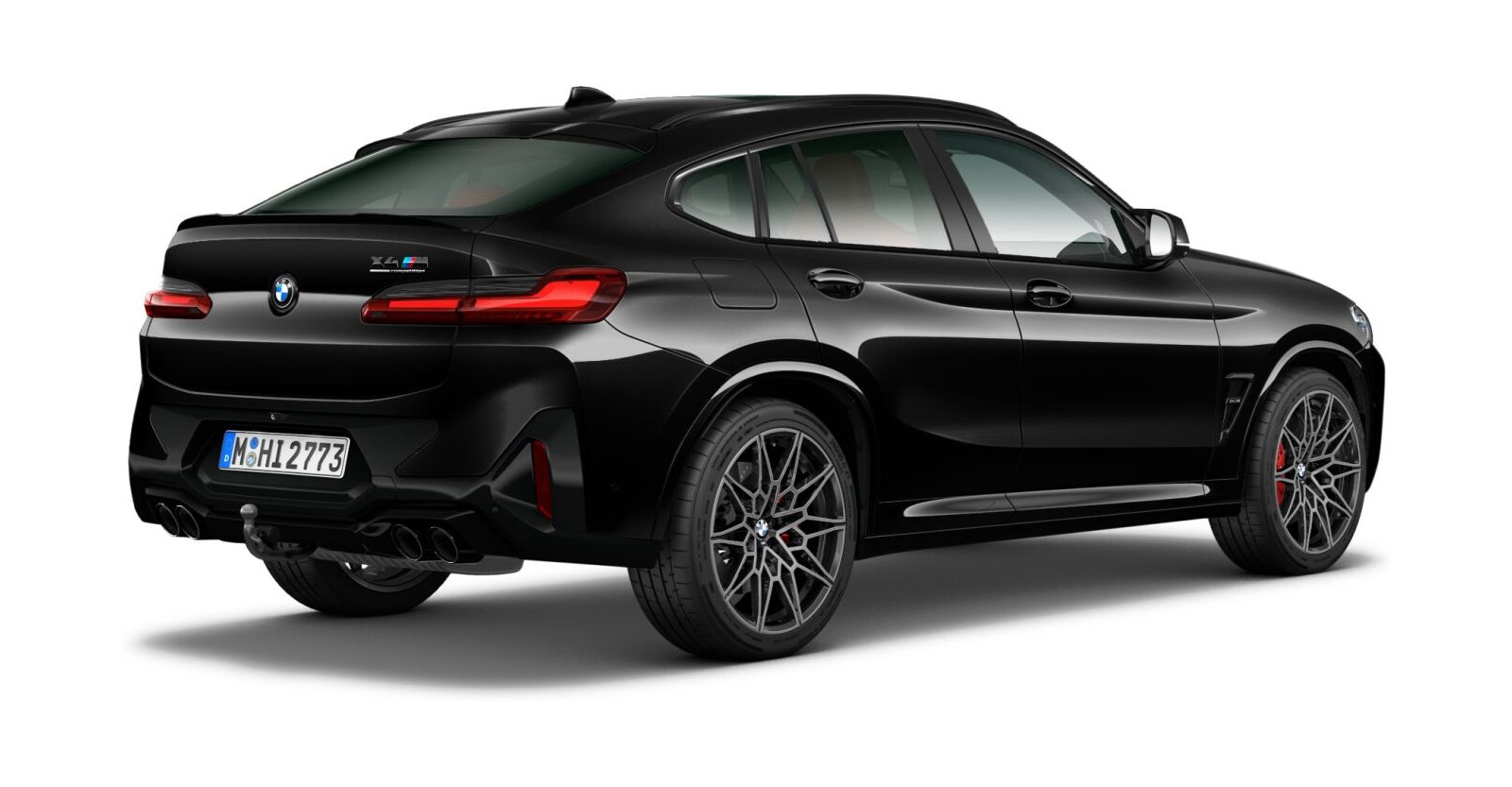 BMW BMW M in Schwarz von hinten BMW BMW M in Schwarz von hinten