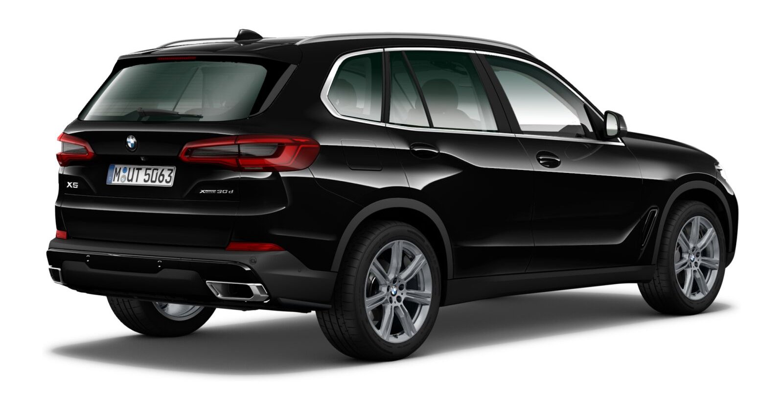 BMW BMW X in Schwarz von hinten BMW BMW X in Schwarz von hinten
