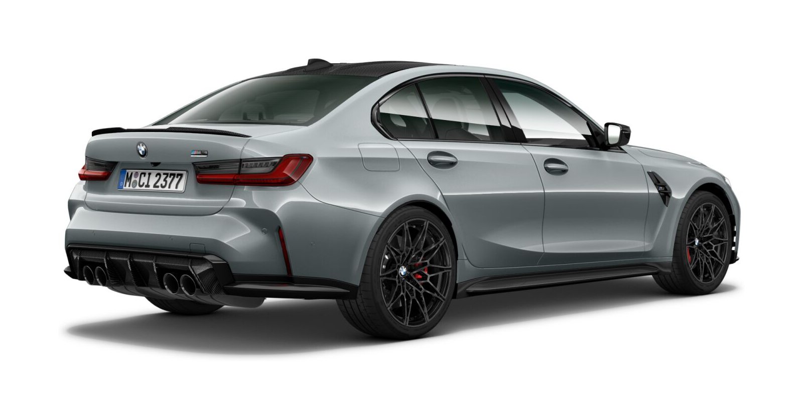 BMW BMW M in Grau von hinten BMW BMW M in Grau von hinten