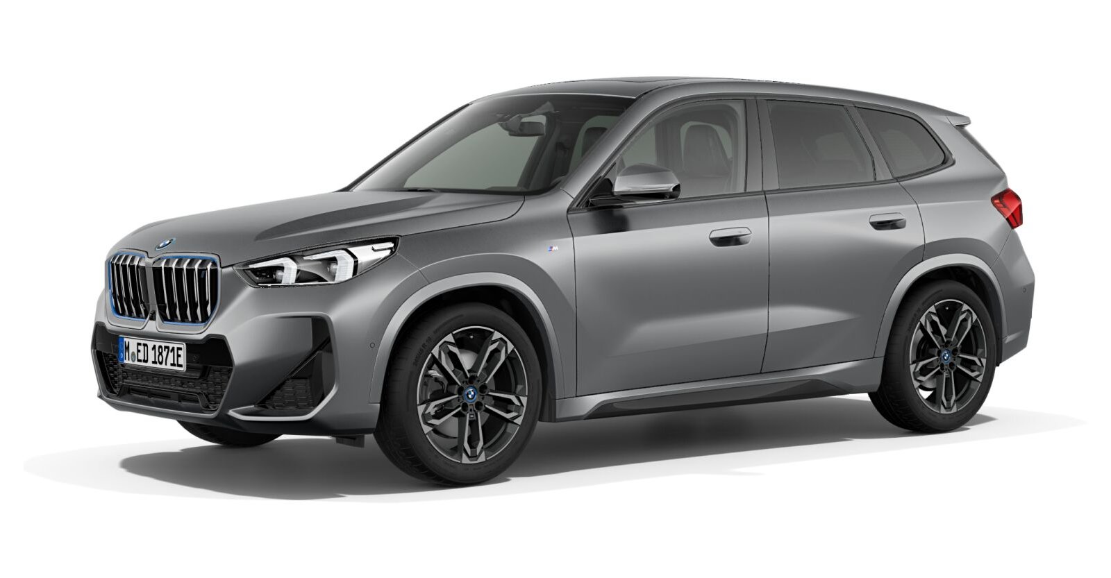 BMW iX1 xDrive30 in Grau von vorne BMW iX1 xDrive30 in Grau von vorne