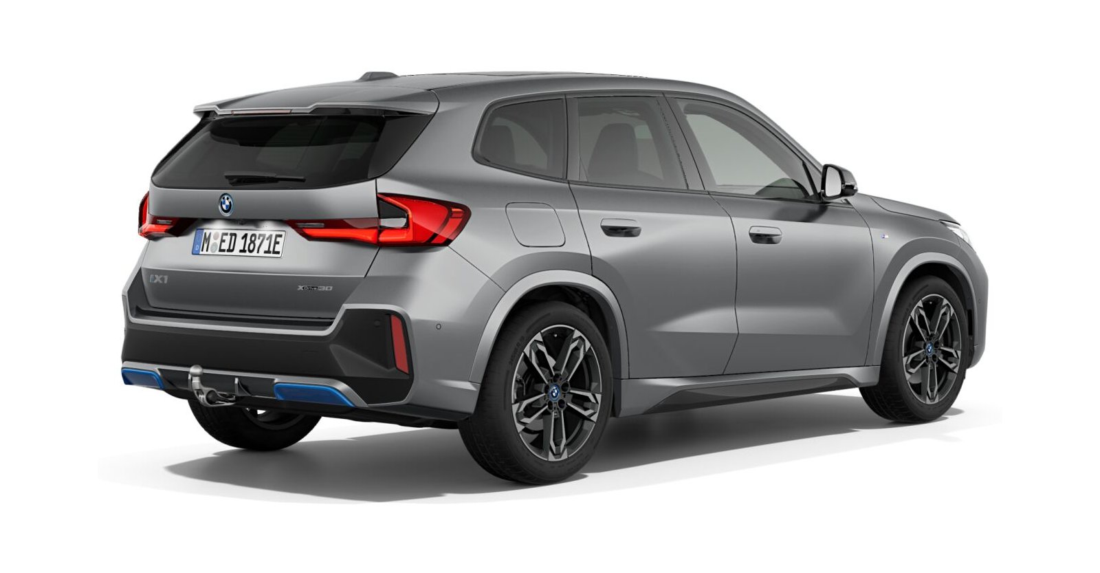 BMW BMW I in Grau von hinten
