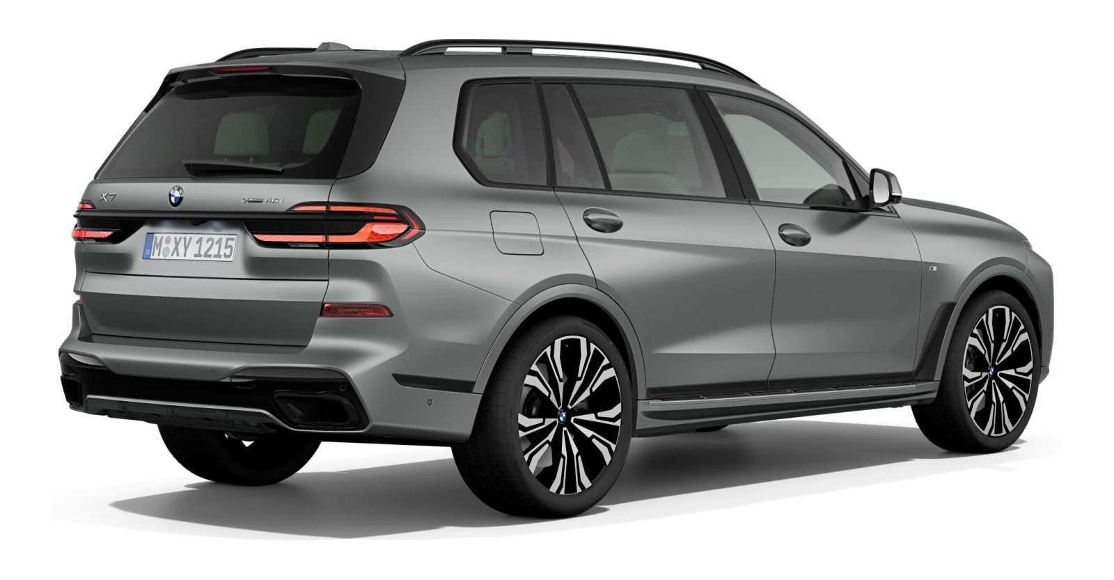 BMW BMW X in Grau von hinten BMW BMW X in Grau von hinten
