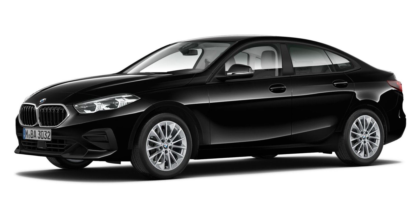 BMW BMW 2er in Schwarz von vorne BMW BMW 2er in Schwarz von vorne