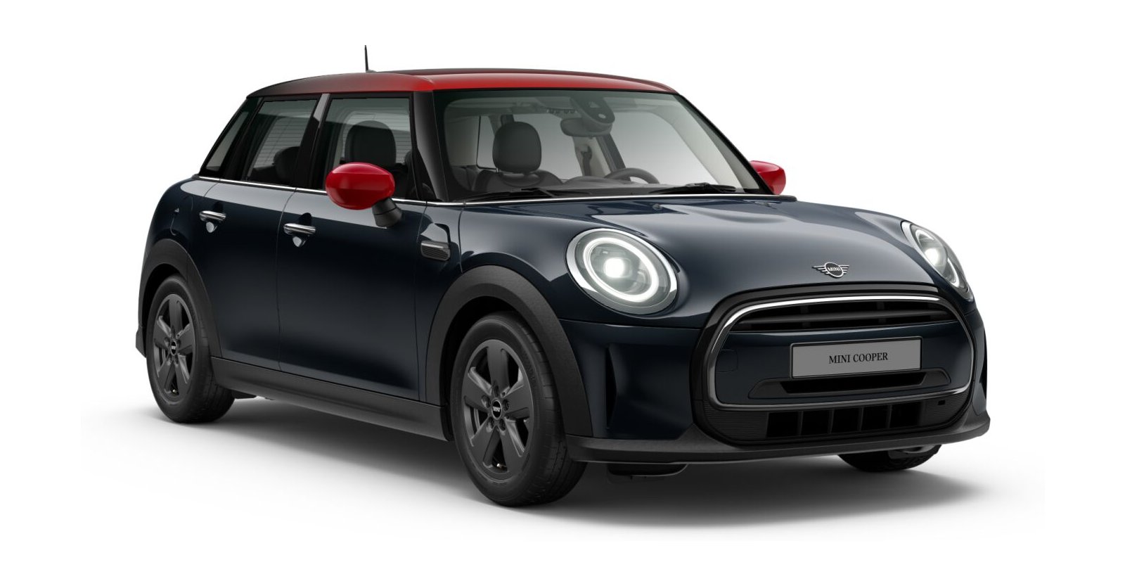 MINI MINI 5-Türer in Schwarz von vorne MINI MINI 5-Türer in Schwarz von vorne