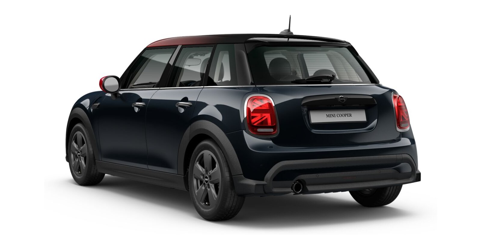 MINI MINI 5-Türer in Schwarz von hinten MINI MINI 5-Türer in Schwarz von hinten
