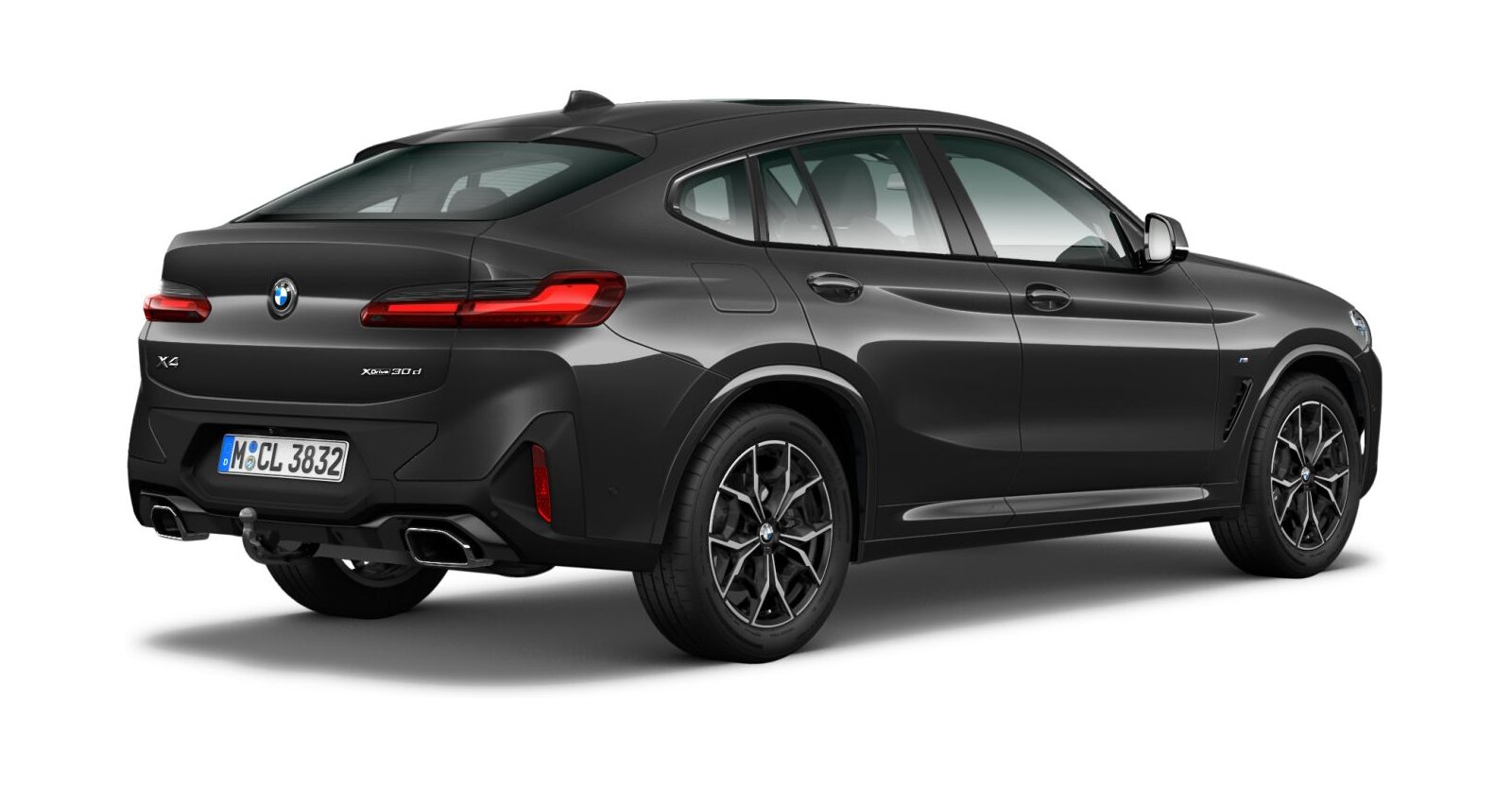 BMW BMW X in Grau von hinten BMW BMW X in Grau von hinten