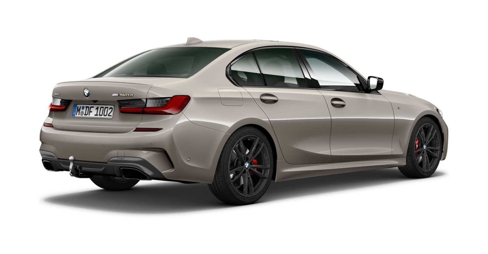 BMW BMW 3er in Grau von hinten BMW BMW 3er in Grau von hinten