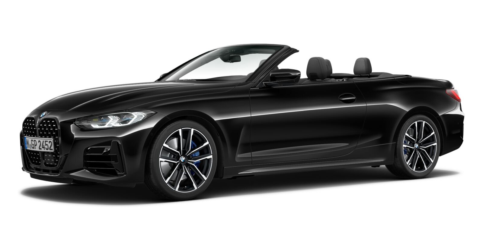 BMW BMW 4er in Schwarz von vorne BMW BMW 4er in Schwarz von vorne