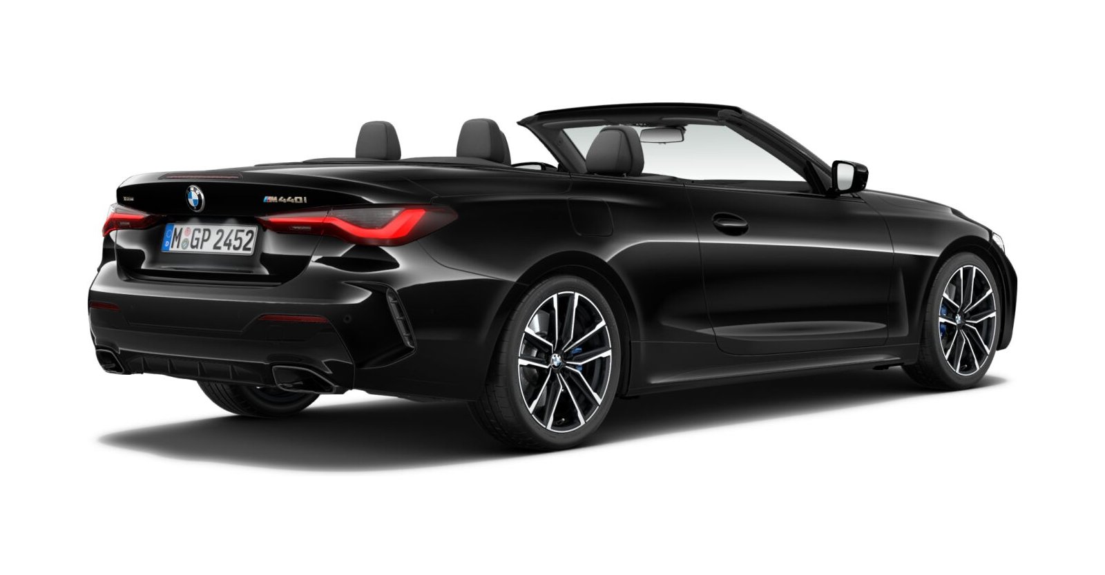 BMW BMW 4er in Schwarz von hinten BMW BMW 4er in Schwarz von hinten