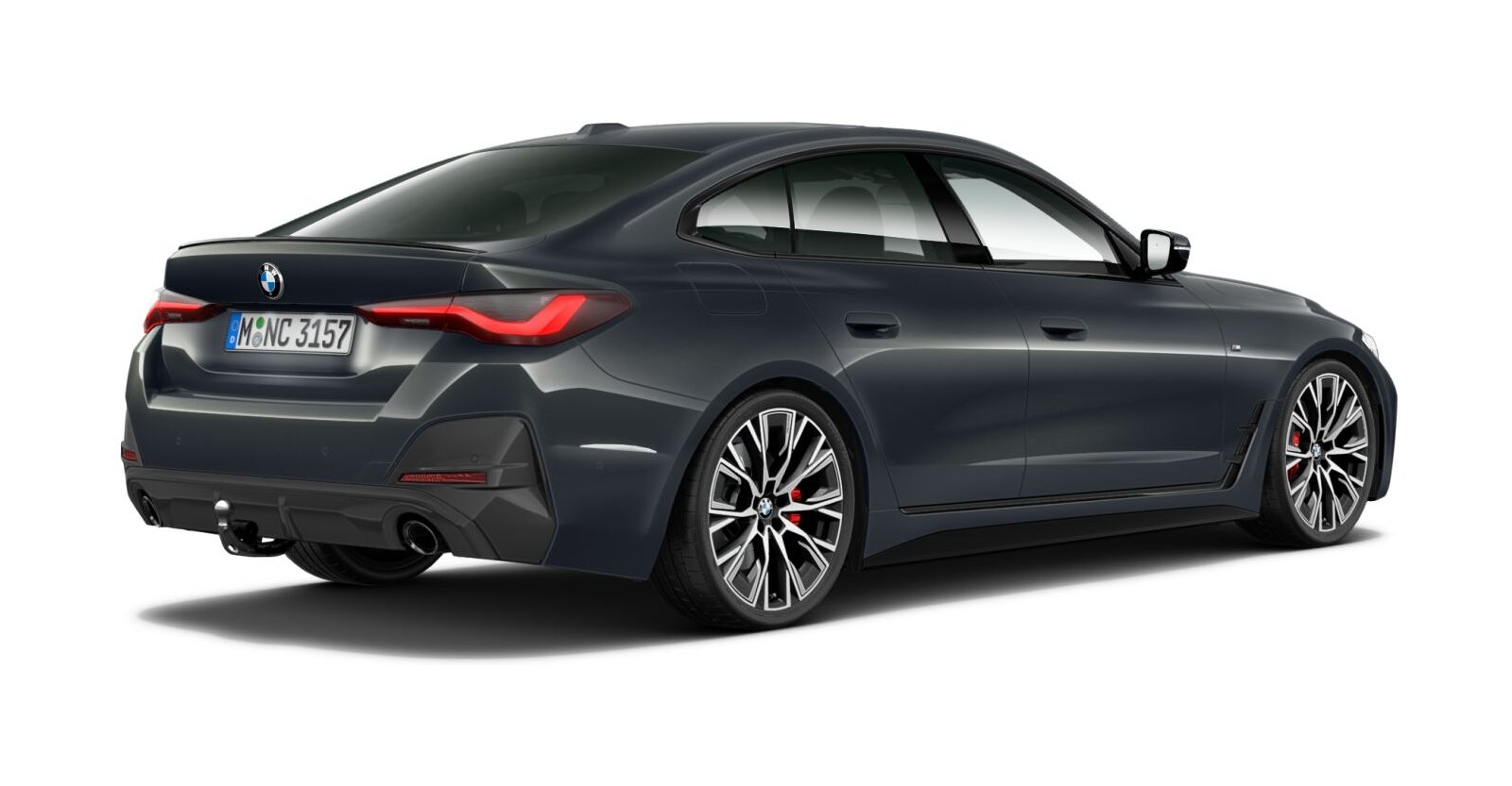 BMW BMW 4er in Grau von hinten BMW BMW 4er in Grau von hinten