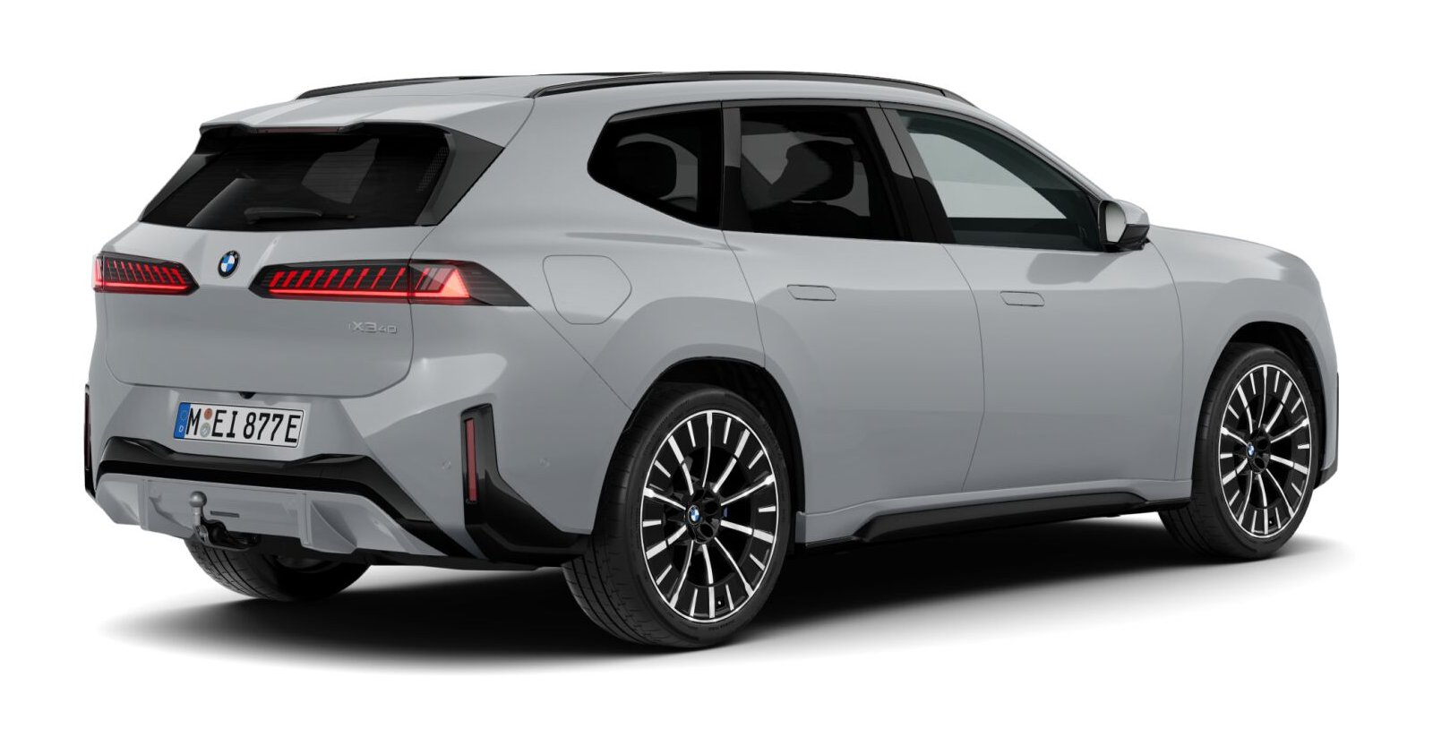 BMW BMW I in Grau von hinten