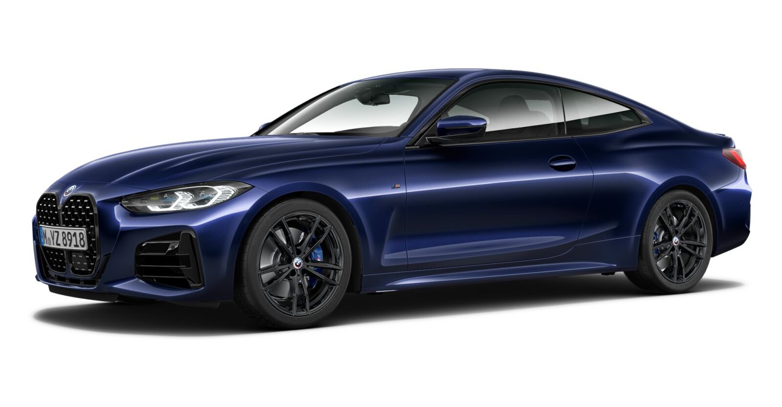 BMW BMW 4er in Blau von vorne