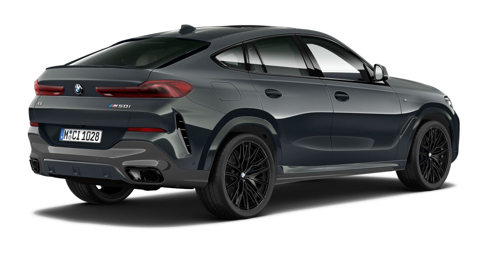 BMW BMW X in Grau von hinten BMW BMW X in Grau von hinten