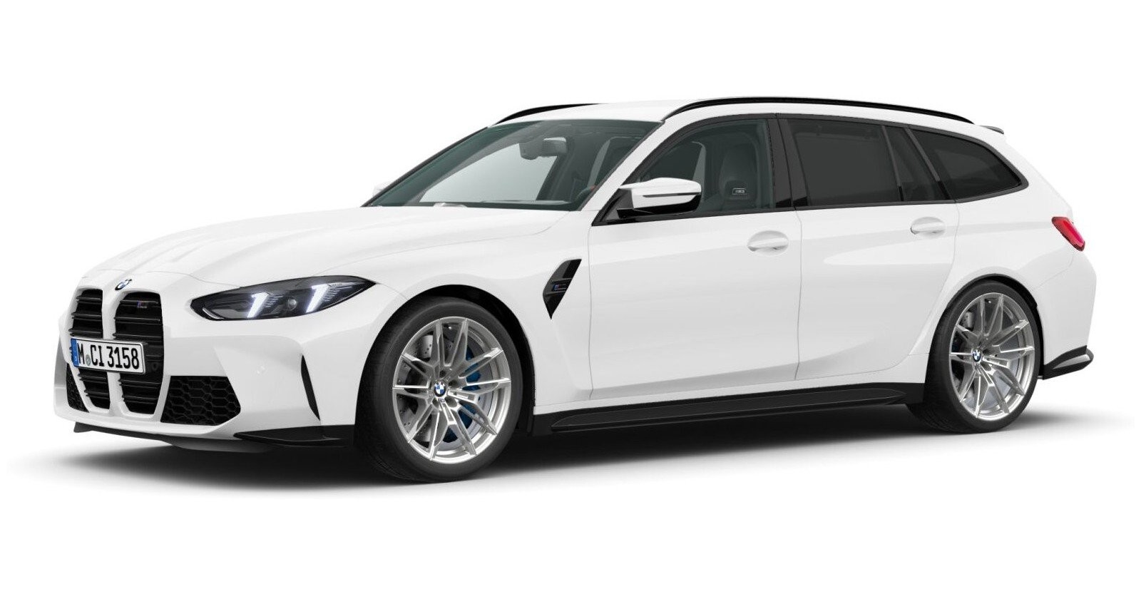 BMW BMW M in Weiß von vorne BMW BMW M in Weiß von vorne