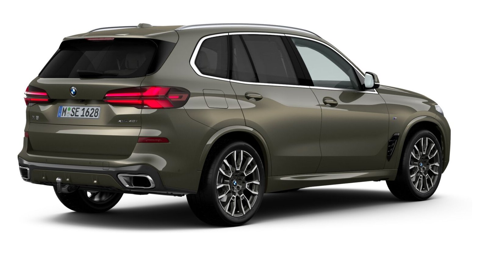BMW BMW X in Grün von hinten