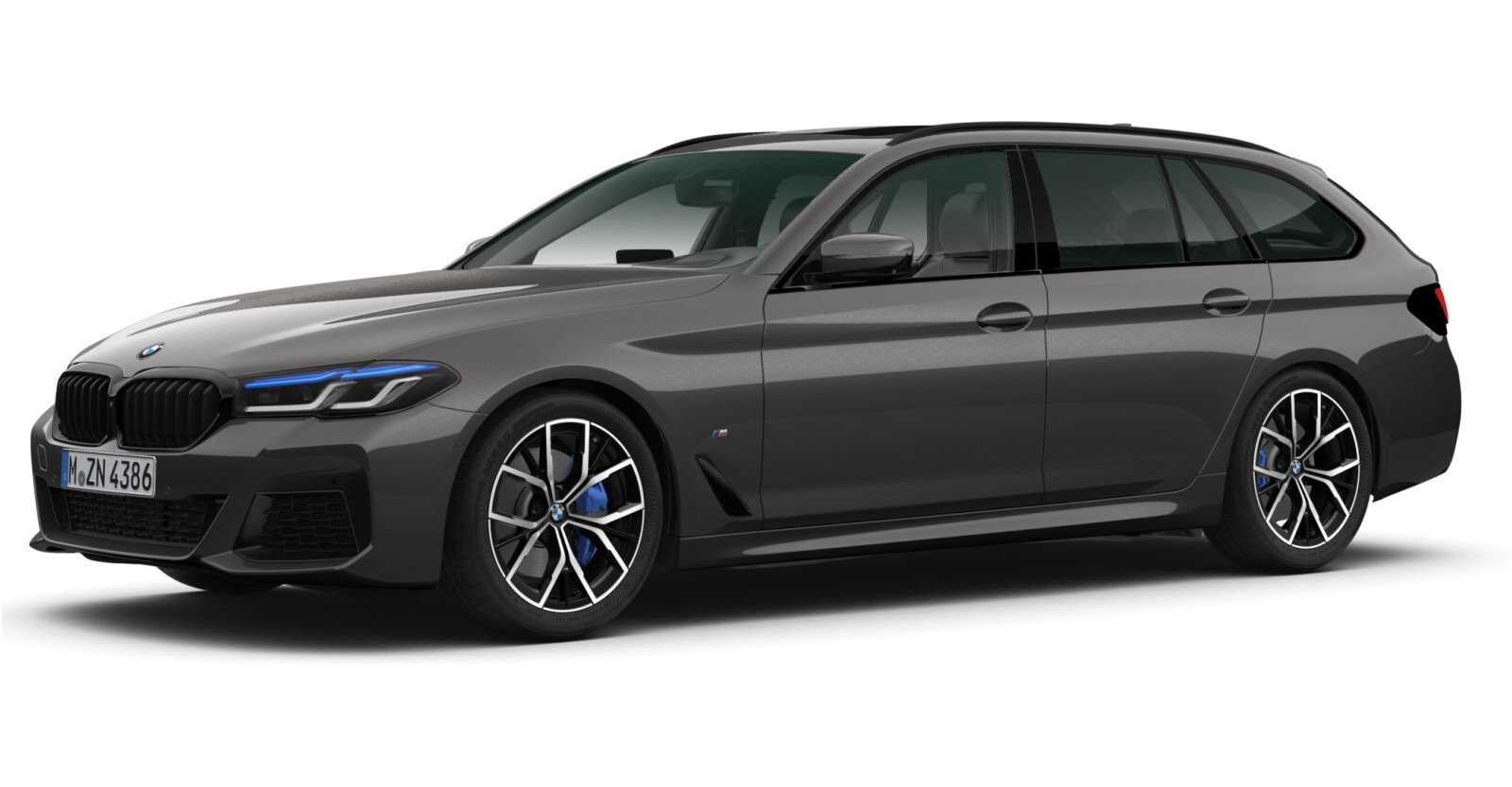BMW BMW 5er in Grau von vorne BMW BMW 5er in Grau von vorne