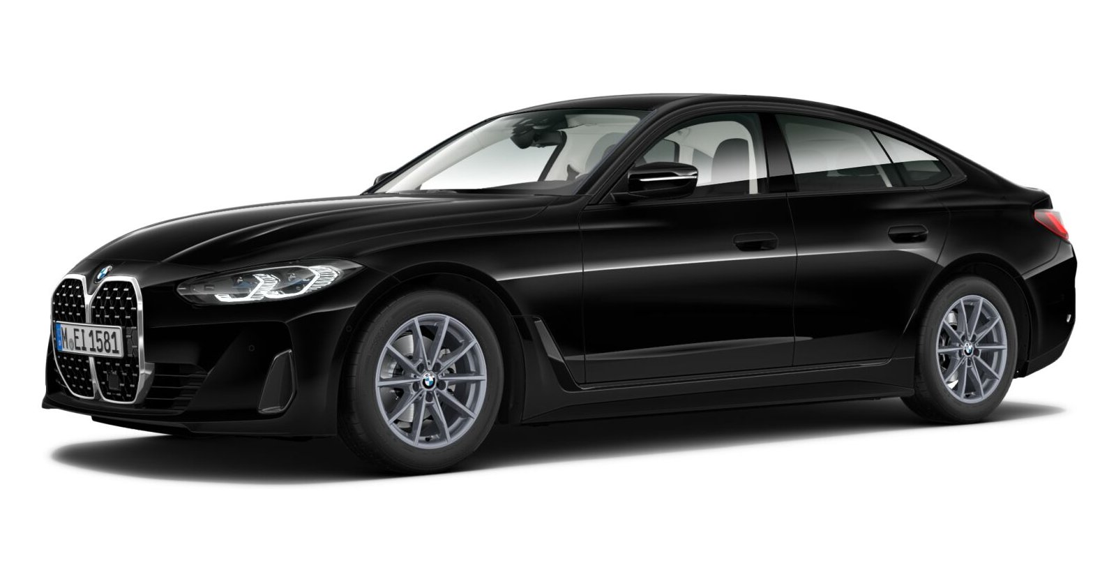 BMW BMW 4er in Schwarz von vorne BMW BMW 4er in Schwarz von vorne
