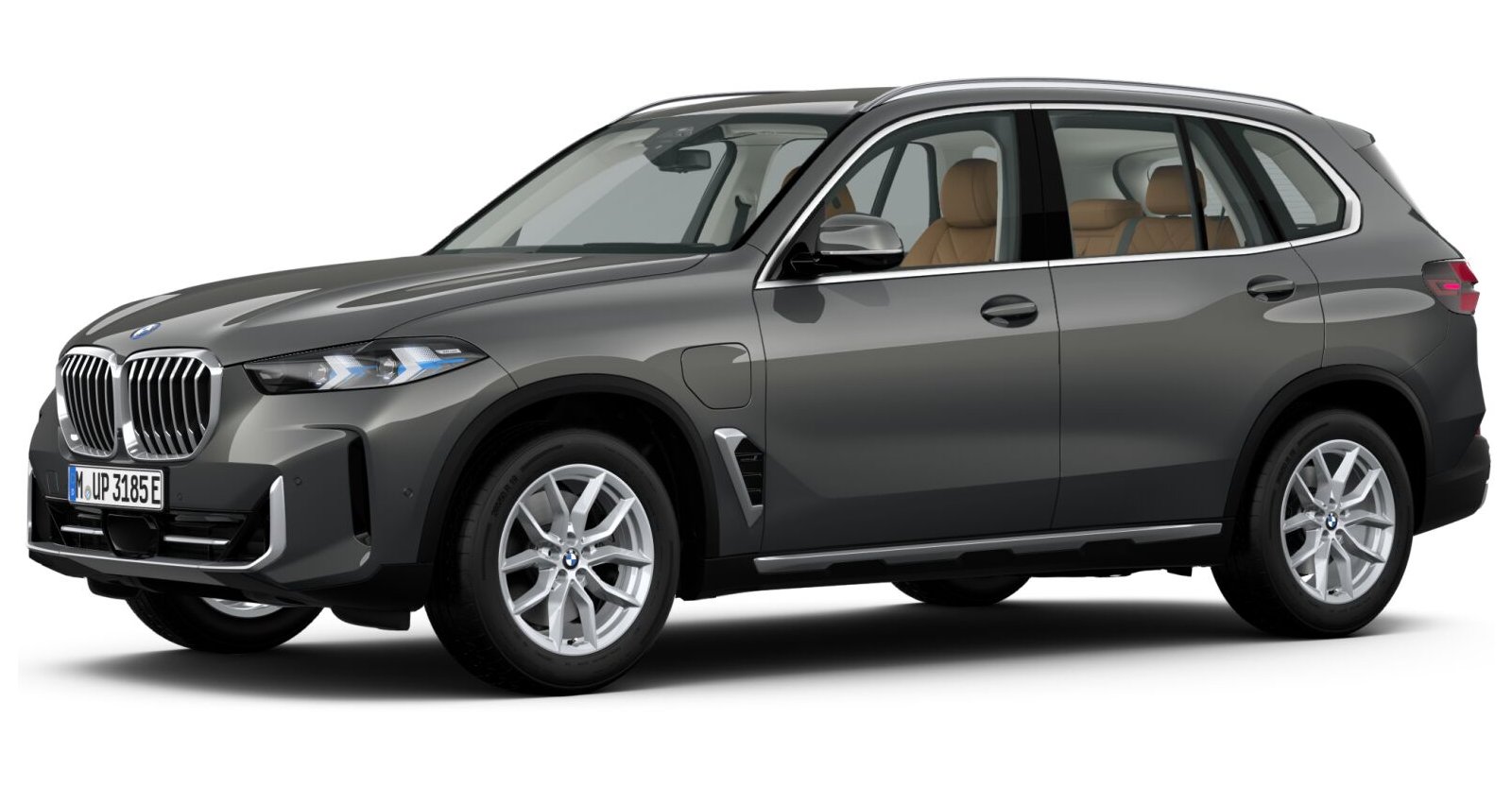 BMW X5 xDrive50e in Grau von vorne BMW X5 xDrive50e in Grau von vorne