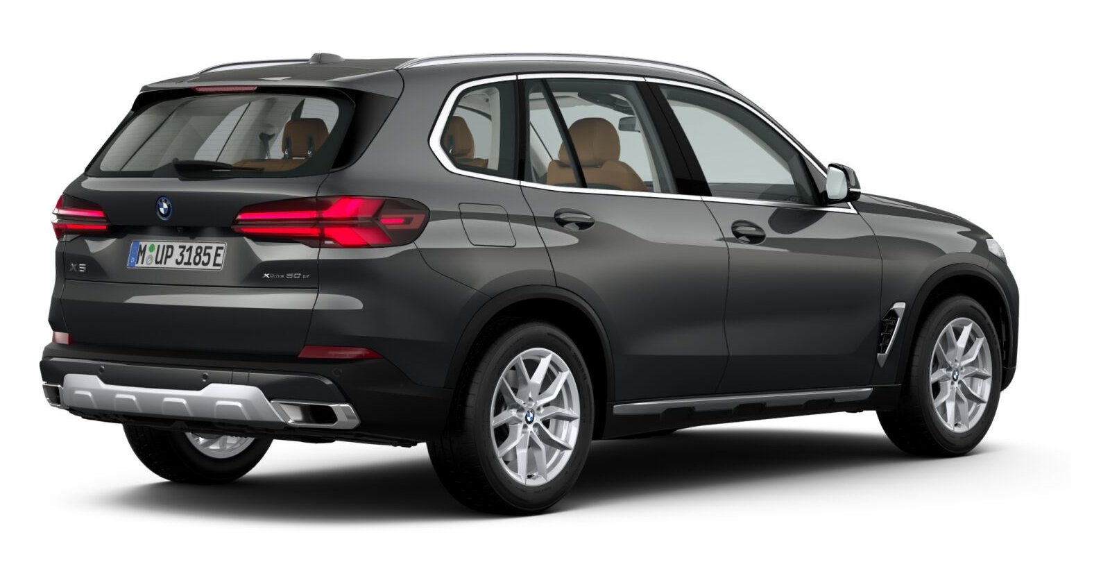 BMW BMW X in Grau von hinten BMW BMW X in Grau von hinten