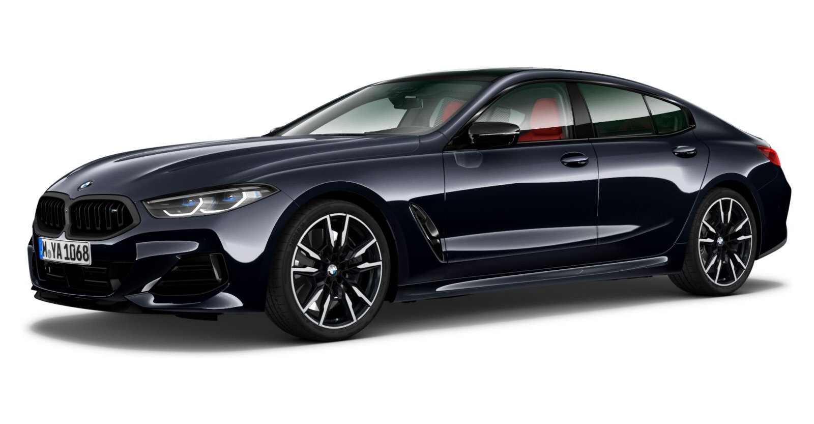 BMW BMW 8er in Schwarz von vorne BMW BMW 8er in Schwarz von vorne
