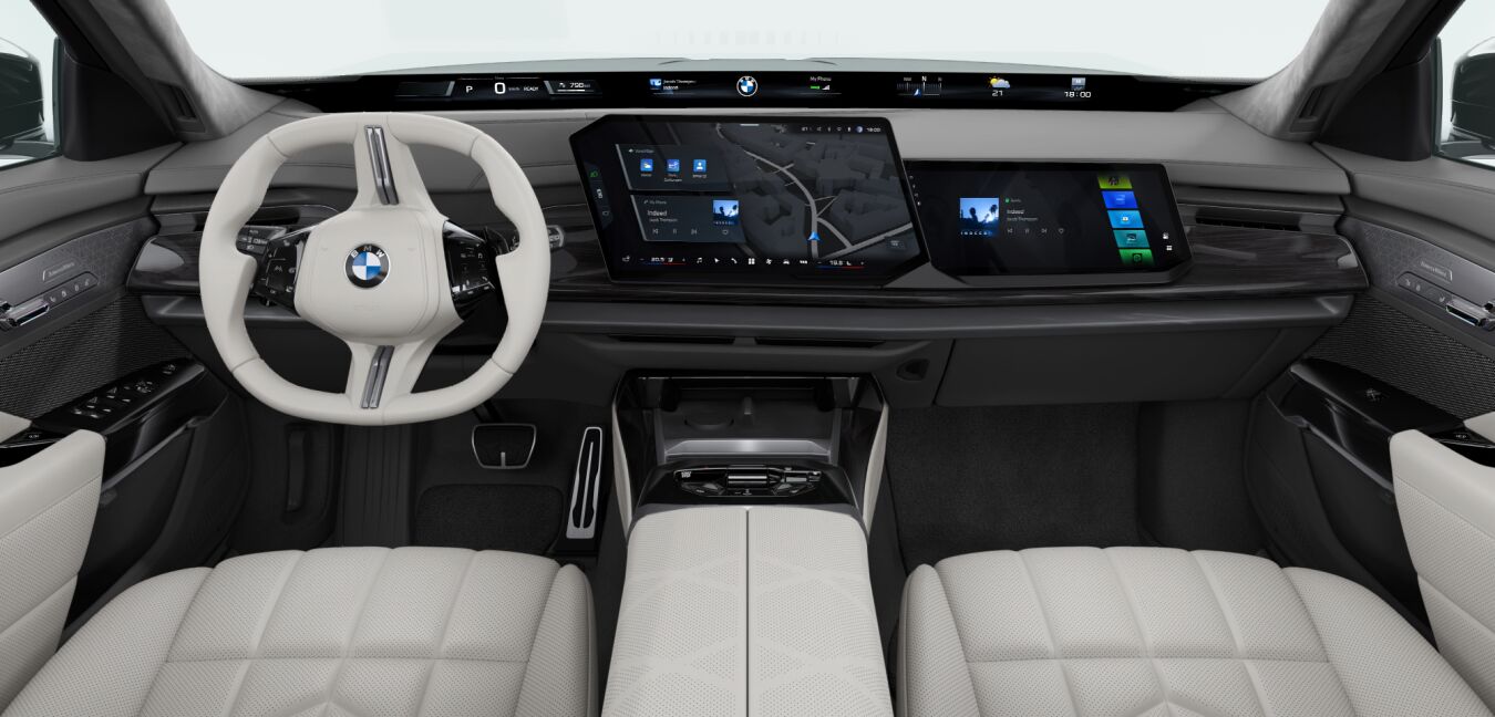 BMW BMW 7er im Innenraum von vorne BMW BMW 7er im Innenraum von vorne