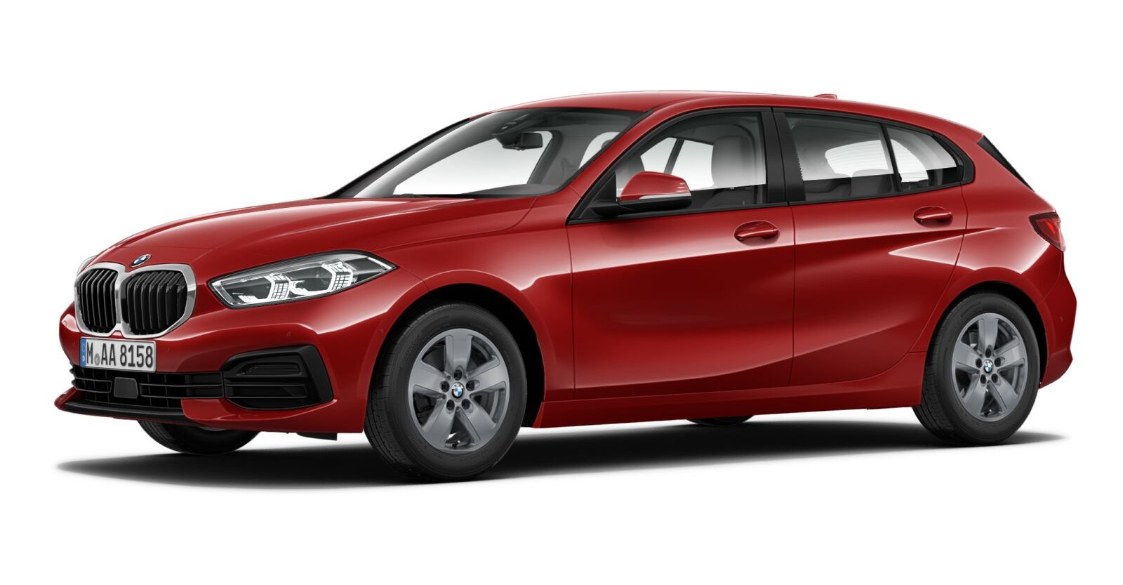 BMW BMW 1er in Rot von vorne