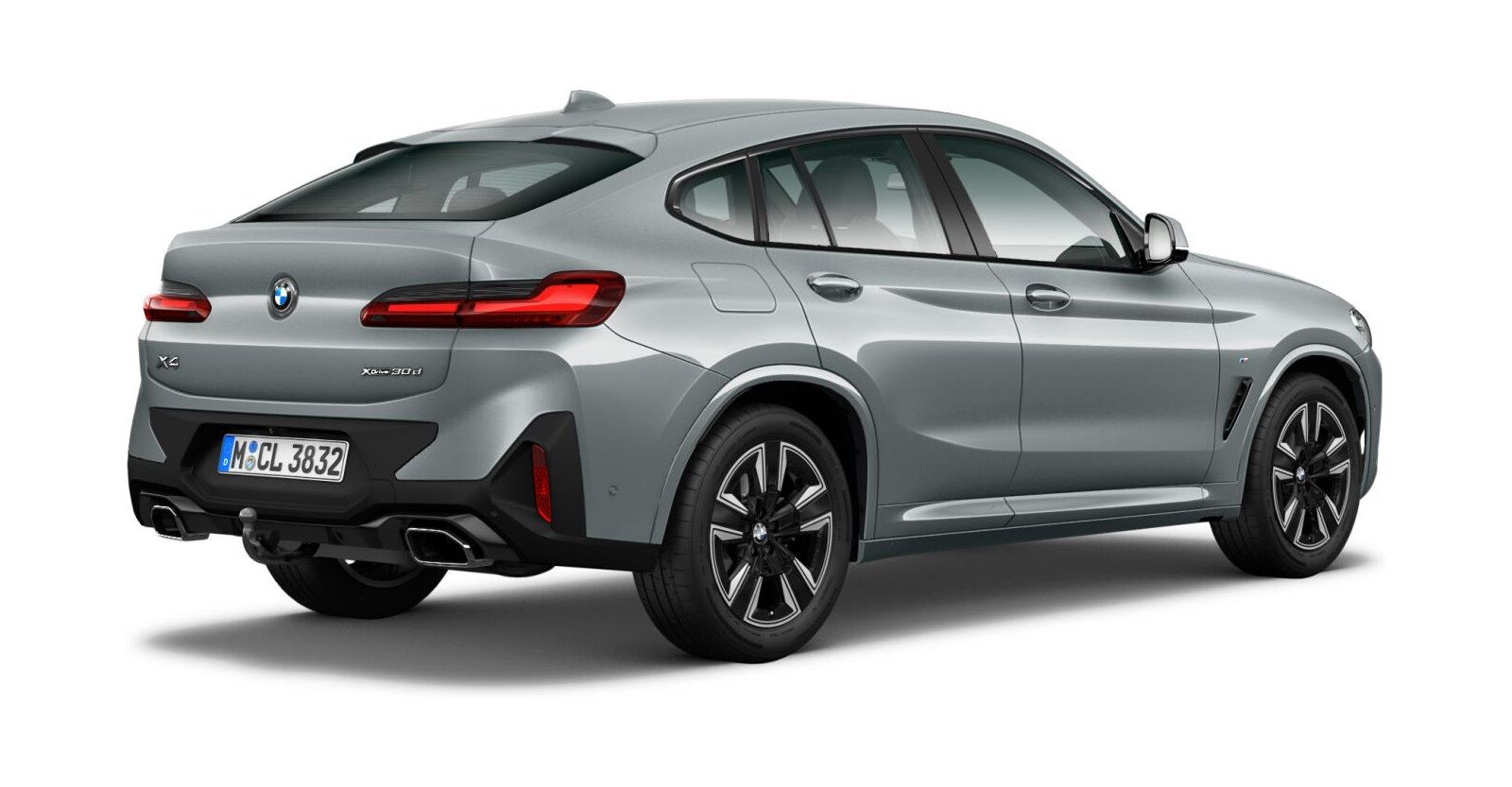 BMW BMW X in Grau von hinten BMW BMW X in Grau von hinten