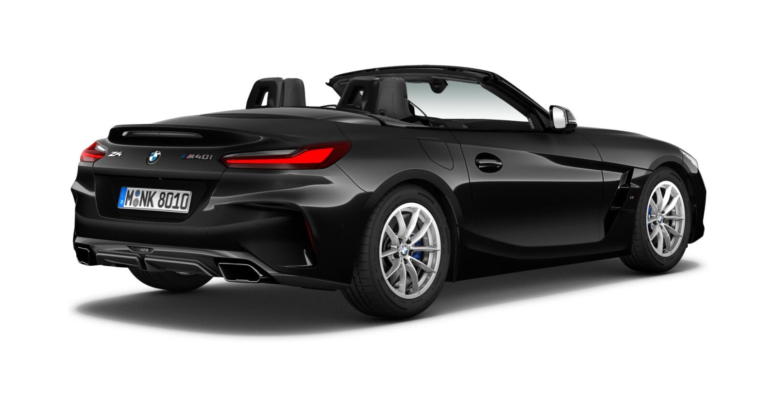 BMW BMW Z in Schwarz von hinten