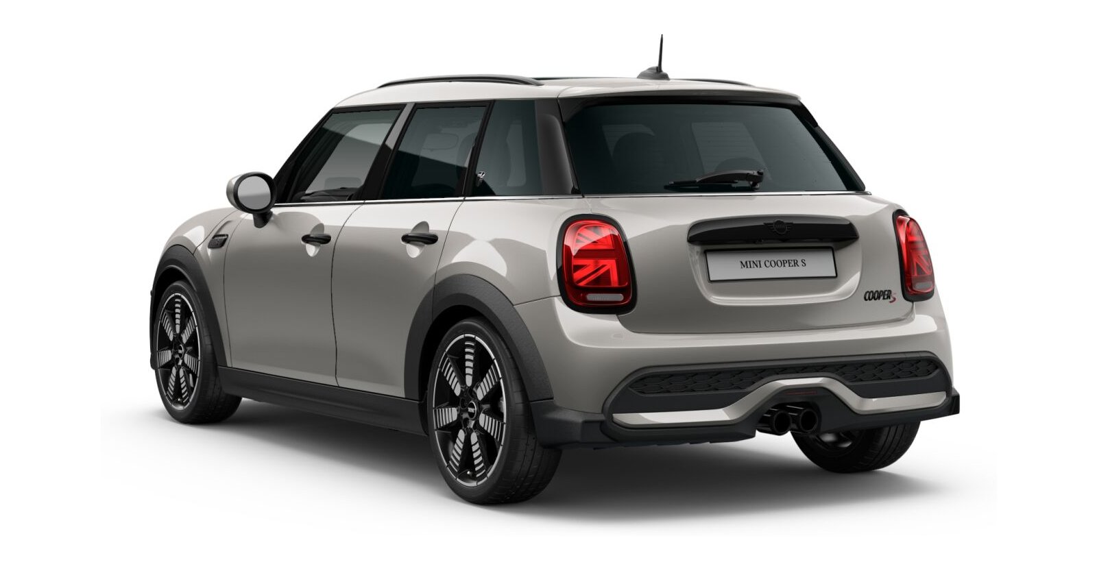MINI MINI 5-Türer in Silber von hinten MINI MINI 5-Türer in Silber von hinten